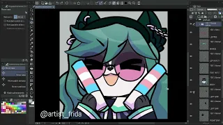 First Animated Emote Commission for DriplesFlan!✨(Live2D)