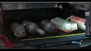 Officer clipped by patrol car while chasing down catalytic converter thieves in SW Houston, HPD ...