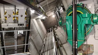 BIG 4:1 KONE TranSys (EcoDisc) MRL Lift in Olten, Switzerland