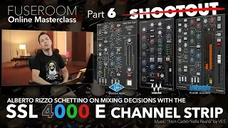 Comparing Mixes on 3 different SSL Channel Strip Plugins