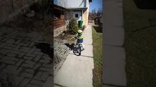 adam, first ride, puky bike