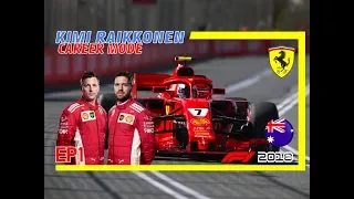 F1 2018 Kimi Raikkonen Career Part 1: Australia | Ferrari