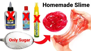 No Borax No Glue Slime/How to make Slime at home/DIY Fluffy Slime/Flour Slime/Slime making #slime