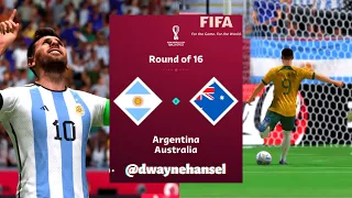 Messi scores & seals the Win | Argentina v Australia | FIFA World Cup 2022 - R16 | dwaynehansel