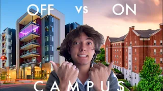 PROS AND CONS OF LIVING ON VS. OFF CAMPUS | What I've Learned Living Alone