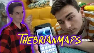 Thebrianmaps общаюсь с котом через кошачий переводчик Реакция | BrianMaps | Брайн Мапс и кот Реакция