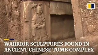 Ancient tombs with warrior relief sculptures found in southwest China