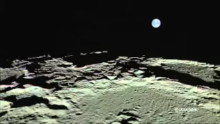 View on sunrise and sunset from the Moon