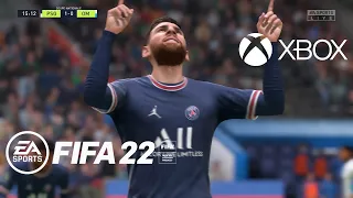 FIFA 22 - PSG vs Marseille - Full match gameplay Xbox one S |60fps