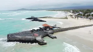 Galapagos Islands Isabela #1 by drone 4K ultra HD