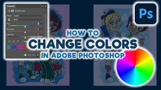 How to Change Colors in Adobe Photoshop | #cadillacartoonz