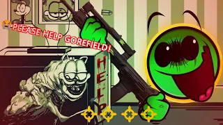 [SWAP]😂FNF The Great Punishment but Fire In The Hole Vs Gorefield - Geometry Dash x Gorefield V2 MOD