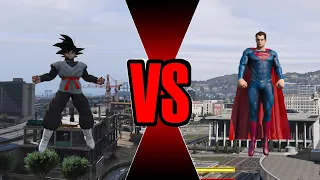 Goku vs Superman - Epic Battle (GTA 5)