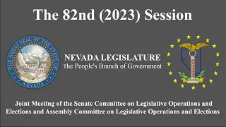 2/9/2023 - Joint Meeting on Legislative Operations and Elections
