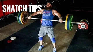 Snatch Tips - The 'Uppercut' Finish | CrossFit Invictus | Weightlifting