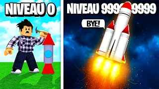 JE LANCE UNE FUSÉE NIVEAU 999,999,999 DANS ROBLOX !