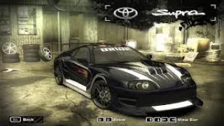 Driving Toyota Supra in NFS Most Wanted