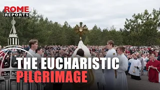 Connecticut, Minnesota, Texas & California: Images of the start of the Eucharistic pilgrimage