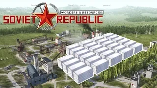 ПРОИЗВОДСТВО ЦЕМЕНТА И ПАНЕЛЕЙ #5 Прохождение Workers & Resources Soviet Republic