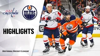 NHL Highlights | Capitals @ Oilers 10/24/19