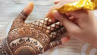 👰New  Bridal mehndi designs|| henna mehndi for bride.