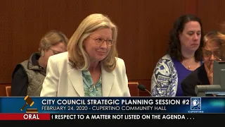 Cupertino City Council Strategic Planning Session - February 24, 2020 (Part 1)