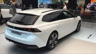 New Peugeot 508 SW 2019 - First look (interior, exterior, trunk space)