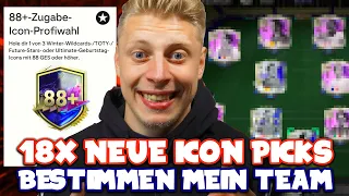 18x EURER ICON PICKS BESTIMMEN MEIN EA FC 24 TEAM