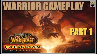 Let's Play World of Warcraft - CATACLYSM CLASSIC BETA - Warrior Part 1 - Chill Gameplay