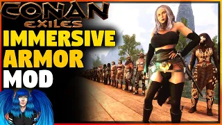 ADDS OVER 400 ITEMS TO THE GAME -IMMERSIVE ARMOR MOD SHOWCASE | Conan Exiles |