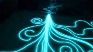 Наливной пол с крутейшей неоновой подсветкой! 3D эффект!