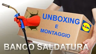 MONTIAMO UN BANCO DA SALDATURA - comprato alla Lidl