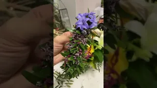 Венок/ободок из живых цветов. Florist