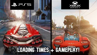 New GTA 5 On Next Gen Consoles! GTA Gameplay + Loading Times on New Ps5 + Xbox Series X