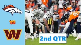 Washington Commanders vs Denver Broncos Full Highlights 2nd QTR | NFL Week 2, 2023
