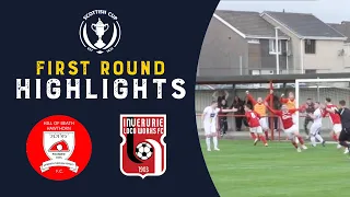 Hill of Beath Hawthorns 3-1 Inverurie Loco Works | Highlights | Scottish Cup First Round 2022-23