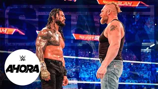 Roman Reigns y Brock Lesnar CARA A CARA: WWE Ahora, Ene 7, 2022