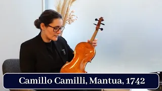Tim Wright Fine Violins: Violin by Camillo Camilli, Mantua, 1742