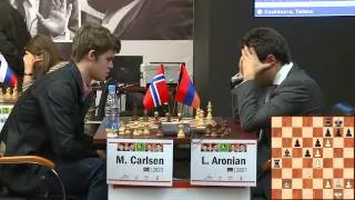 Botvinnik Memorial. Day 1. Round 1. L. Aronian - M. Carlsen