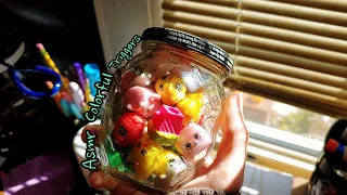 ASMR Colorful Triggers🌈Items On Camera, Loose Item Build Up, Lofi🌈