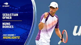 Sebastian Ofner vs. Nuno Borges Highlights | 2023 US Open Round 1
