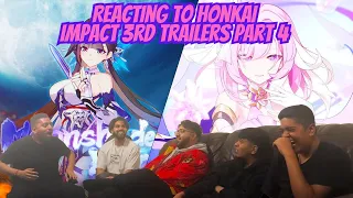 RAIDEN MEI VS HERRSCHER OF HUMAN?!? | Reacting to Honkai Impact 3rd Trailers Part 4 | TMC