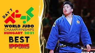 Best Ippons in Day 7 of World Judo Championships Hungary 2021 (柔道2021)