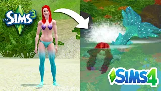 The Evolution of Mermaids in The Sims