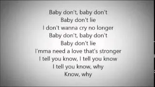 Gwen Stefani- Baby Don't lie (Lyrics)