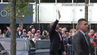 Koning Willem Alexander en koningin Maxima in Hoogeveen