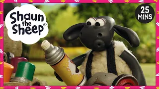 Shaun the Sheep 🐑 Full Episodes 👩‍🎨🐑 Painting by Sheep (Art) Compilation | Cartoons for Kids