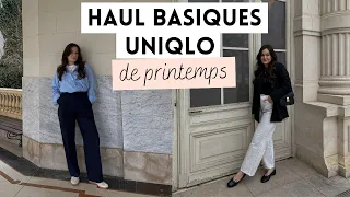 HAUL UNIQLO | BASIQUES DU PRINTEMPS | GARDE ROBE CAPSULE PRINTEMPS | Lauriane Villa