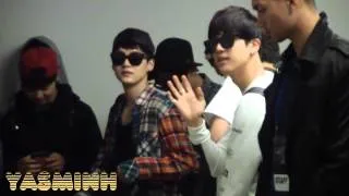 BTS (방탄소년단) - Berlin Tegel Airport Arrival 2014.07.25 Germany 베를린 공항 - 직캠