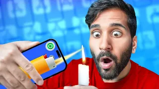 برنامج يطفي النار بالجوال 🔥🤯 !! (( أغرب برامج في العالم 🌎)) !!